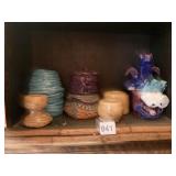 HANDMADE RUSTIC GLAZED POTTERY, ARTS AND CRAFTS