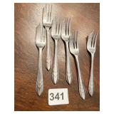 STERLING FISH FORKS 6 SHEFFIELD ENGLAND