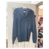 TONY LAMBERT ANGORA SWEATER ORNAMENTED W/ MINK