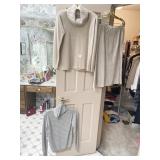 2 SWEATERS AND 1 SKIRT ORVIS SUEDE