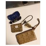 NICOLE MILLER PRESCRIPTION GLASSES IN CASE, COACH