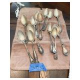 STERLING SPOONS 9.77OZT