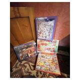 4 PUZZLES INCL. TV LUNCH BOXES