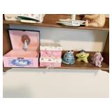 BALLERINA MUSIC BOX W/ CINDERELLA, 2 BOXES AND
