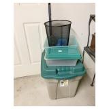 STORAGE TOTE, WASTE CAN
