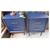 2 DRAWER NIGHTSTANDS 22" H X 16" W X 12" D