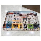 PARIS CITY SCENE PLASTIC SERVING TRAY,