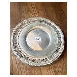 INTERNATIONAL STERLING PLATE W/ OPEN BORDER