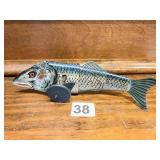 RARE WIND-UP LOUIS MARX "POOR FISH" TOY ORIGINAL