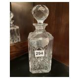 ATLANTIS WATERFORD DECANTER W/ GIN TAG
