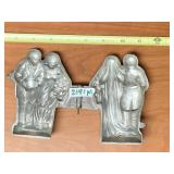 VINTAGE PEWTER WEDDING MOLD #M1201 BY E AND CO