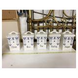 GERMAN PORCELAIN CANISTERS