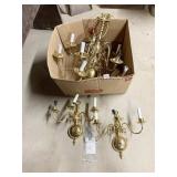 BRASS WALL SCONCES