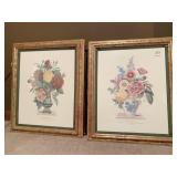 20.5X25 FRAMED BOTANICAL VASE DE FLORENCE AND