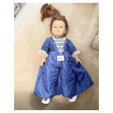 PLEASANT COMPANY DOLL BLUE DRESS