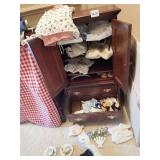 DOLL DRESSES 2 DOOR TOP, 2 DRAWERS, PLEASANT GIRL