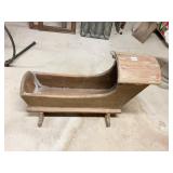 ANTIQUE WOOD CRADLE