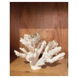 CORAL W/ CLEAR FLOWER ACCENT