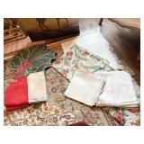 DECORATIVE HOLIDAY TABLECLOTH, TABLE CLOTHES AND