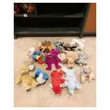 15 TY BEANIE BABIES MOST WITH TAGS