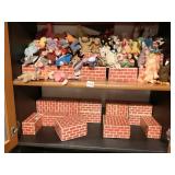 MCDONALDS TEENY BEANIES AND CARDBOARD BRICKS