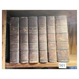 1856- 6 VOLUMES LEATHER BOUND - DIE GEGEN WART