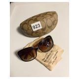 COACH SUNGLASSES IN MONOGRAM HARD CASE WITH