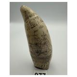 SCRIMSHAW WHALE