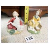 HOME AGAIN AND PICNIC ROYAL DOULTON FIGURINES