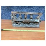 RARE ANTIQUE CANDY MOLD OF 5 RABBITS BY KANDIEï¿½S