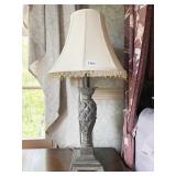 TABLE LAMPS W/ BEADED SHADES