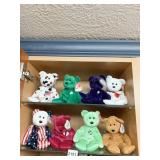 8 TY BEANIE BABY BEARS WITH HANG TAGS