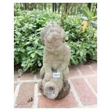 14"S HIGH BOY WITH VASE CEMENT