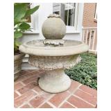 CEMENT FOUNTAIN 26 1/2 INCHES HIGH
