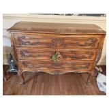 BOMBAY FRENCH STYLE 3 DRAWER CHEST 32" H X 44" W