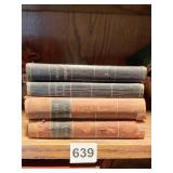 4 LEATHER BOUND BOOKS PFALMS REVISED, LIFE AND