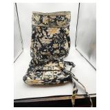 VERA BRADLEY PURSE BLACK AND YELLOW AND WHITE