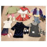 6 GENUINE AMERICAN GIRL DOLL OUTFITS WITH SHOES