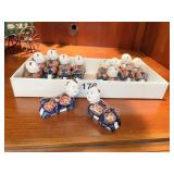 12 CHINESE PORCELAIN "CHILD PILLOWS" HAND PAINTED