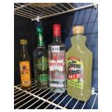 BEEFEATER GIN (SOME USED), MARGARITA MIX