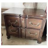 HENREDON 2 DRAWER SIDE TABLES 22" H X 28" L X