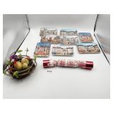 DECORATIVE CRAFTS ITALY TRAYS, FIREPLACE CRACKER