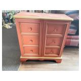 2 DOOR PAINTED CABINET 24" H X 22.5" W X 10" D