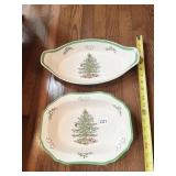 ROUND AND OVAL SPODE SERVING DISHES