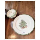 SPODE LARGE SERVING PLATTER AND COVERED BOWL