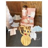 AMERICAN CHARACTER DOLL W/ TRAVEL CASE AND