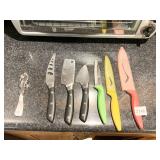 BRANDANI GRAND CHEF CHEESE KNIVES, COLORED