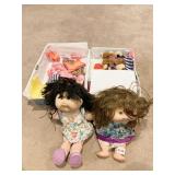 CABBAGE PATCH KIDS, ONE SOFT BODY, ONE HARD BODY,