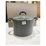COOK RIGHT ANODIZED 8 QT POT WITH LID