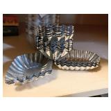 VINTAGE JELLO MOLDS SET OF 9, SWEDEN MADE METAL